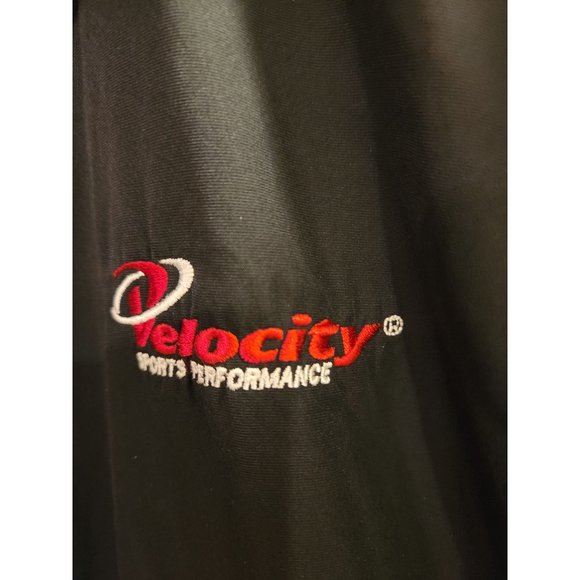 Men's Nike Golf Velocity Sports Performance Jacket Sz Lg Zip Blk Red EUC - Picture 3 of 8